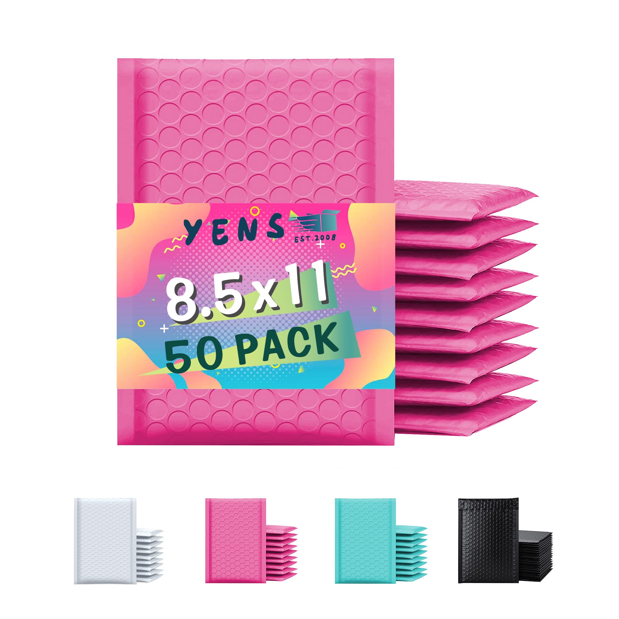 Yens Poly Bubble Mailers Waterproof Self Seal