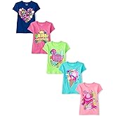 The Children's Place Girls' Trends Icons Short Sleeve Graphic T-shirts (5-Pack)