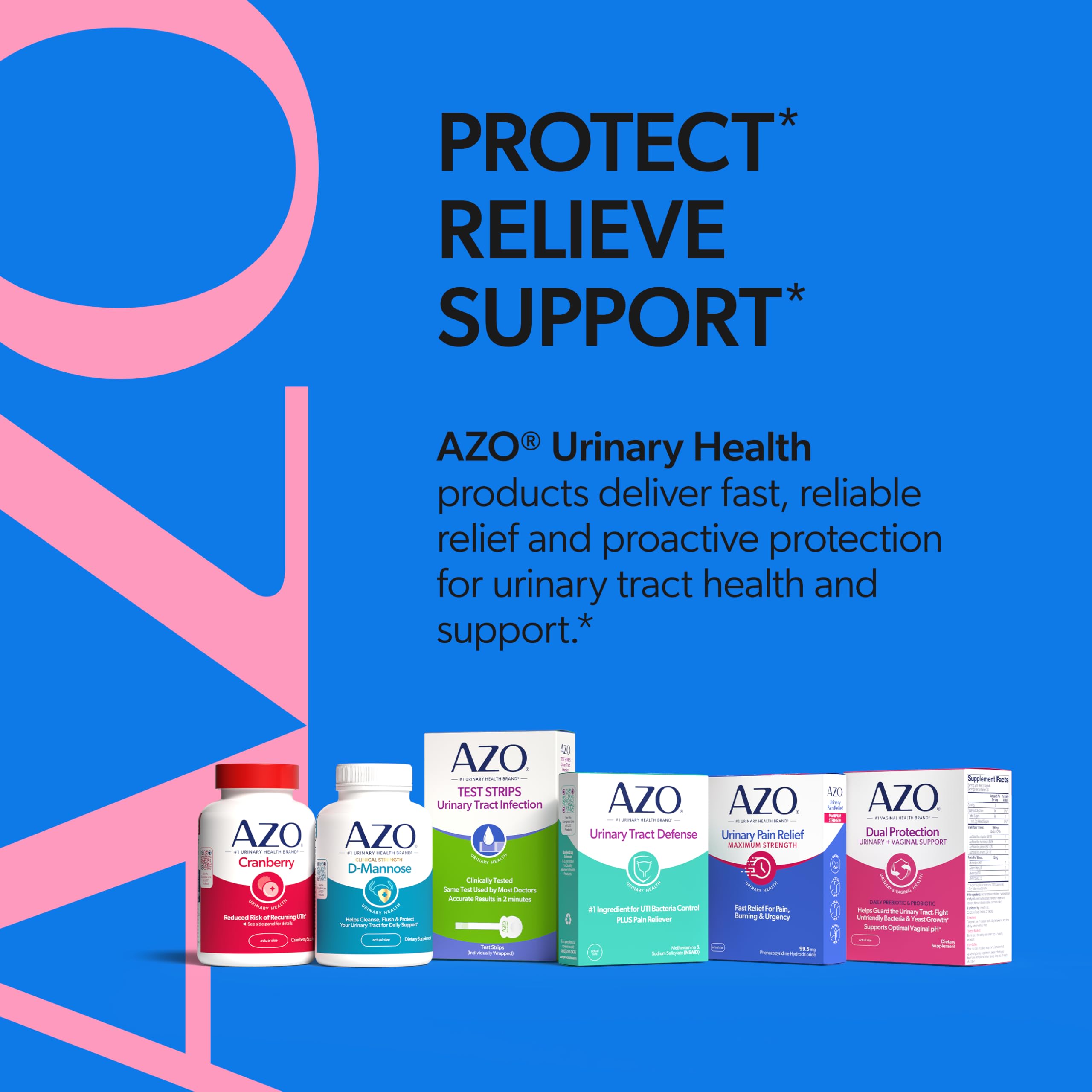 AZO Urinary Pain Relief Maximum Strength, Fast relief of UTI Pain, Burning & Urgency, Targets Source of Pain, #1 Most Trusted Brand, 24 Tablets