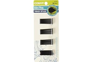 Conair Styling Essentials Mini Pins, Black 36 ea