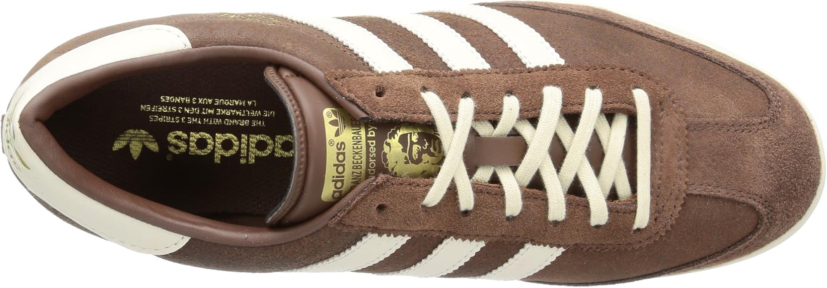 adidas beckenbauer leather trainers