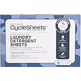 Goat Union CycleSheets Fragrance-Free Laundry Detergent Sheets | Dermatologist & Pediatrician Tested | Bio-Based Enzymes | Hypoallergenic, Gentle on Skin | Tackles Tough Stains, 60 Ct