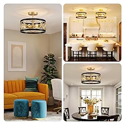 XINGQI Modern Semi Flush Mount Ceiling Light