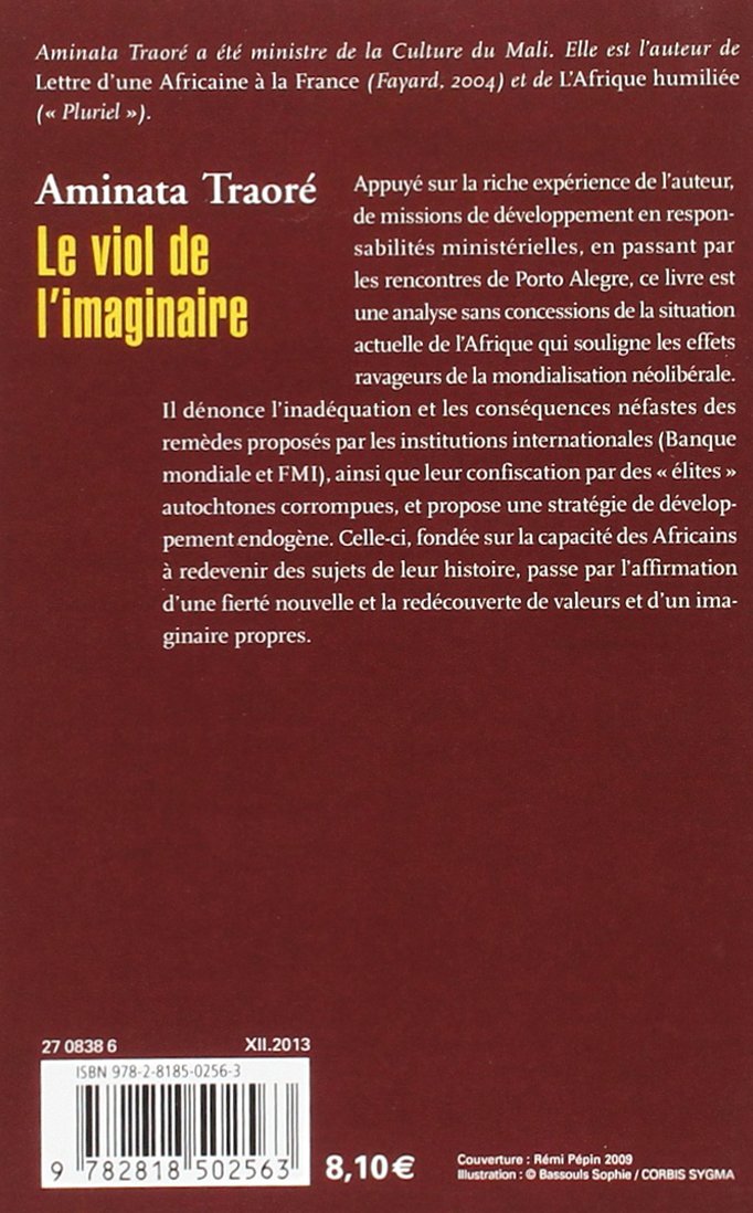 Le Viol De L Imaginaire Pluriel French Edition Traore Aminata Amazon Com Books