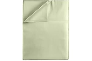 Good Sleep Bedding Flat Sheet King - 800 TC King Flat Sheet Only, 100% Egyptian Cotton Flat Sheets, Soft & Breathable Hotel Style Flat Sheets for King Size Bed - Sage