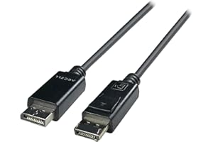 Accell DisplayPort to DisplayPort Version 1.4 Cable, 9.8ft / 3m, Poly Bag (International), Black (B088C-010B-23)