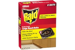 Raid Double Control Large Roach Baits (8 Count (Pack of 1))