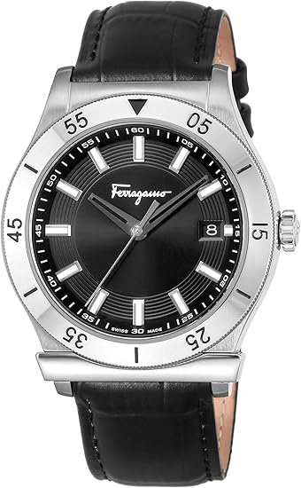 Amazon サルヴァトーレフェラガモ 腕時計 フェラガモ18 Fh メンズ 並行輸入品 ブラック メンズ腕時計 腕時計 通販