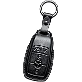 Smyfob Mercedes Benz Key Fob Cover Leather Car Key Case 2026 2025 2024 2023 2022 GLE350 GLE450 GLS450 GLS580 GLA250 GLA35 EQB CLA250 CLA35 CLA45 AMG GT