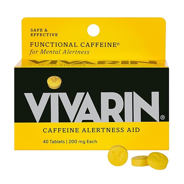 VIVARIN, CAFFEINE PILLS, 200MG CAFFEINE PER DOSE, SAFELY...
