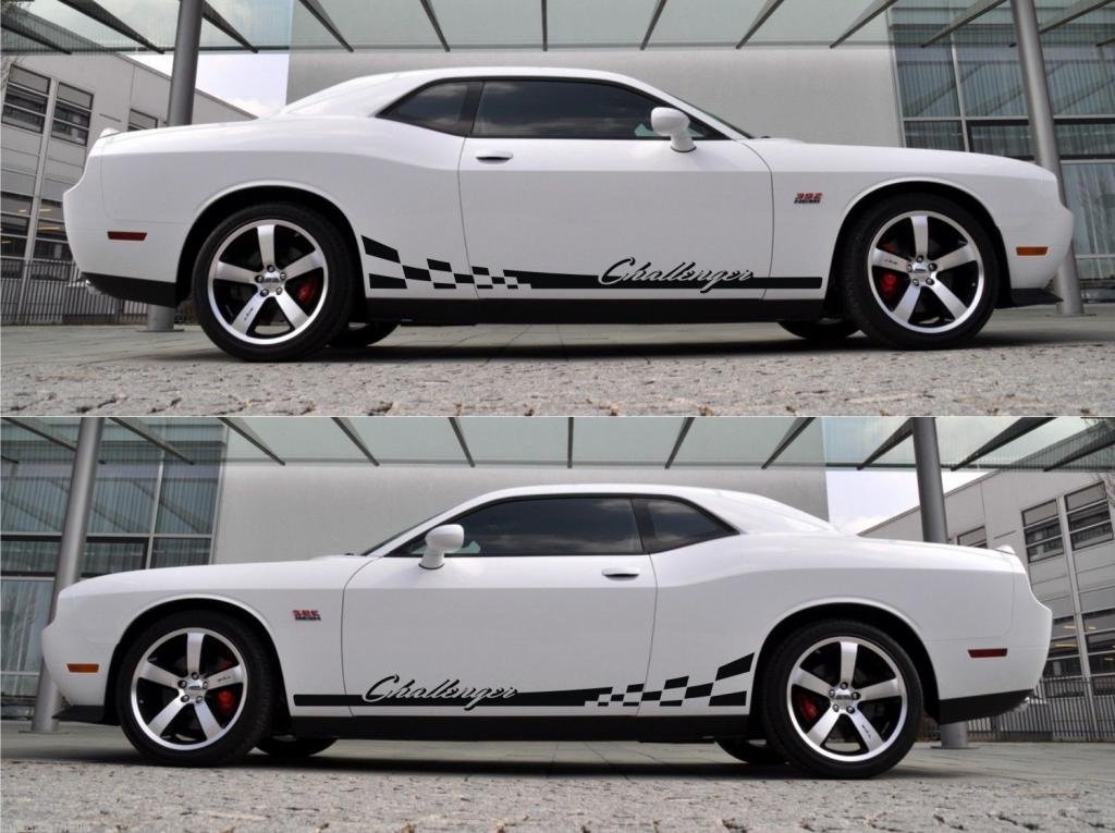 Mpv Suv Challenger R T Hemi V6 V8 Pentastar Checker Racing Stripes