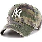 '47 New York Yankees Clean Up Hat Cap Army Camo/White