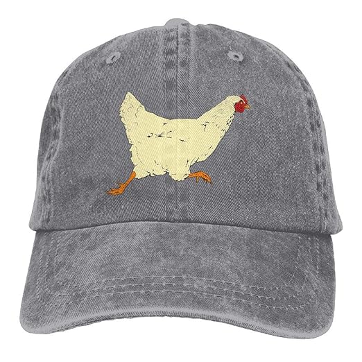 Animal Farm Chicken Run Printing Cowboy Hat Adjustable Baseball Cap