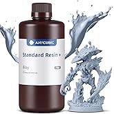 ANYCUBIC Upgraded Standard 3D Printer Resin, 405nm SLA Fast UV-Curing Resin, High Precision & Rapid Photopolymer for 8K Capab