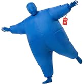 Morph Blue Inflatable Costume Kids, Halloween Costumes for Kids | Inflatable Costume for Kids, Built-In Fan for Easy Wear &amp; Lightweight, Fun for Dress-Up &amp; Parties, Perfect for Halloween