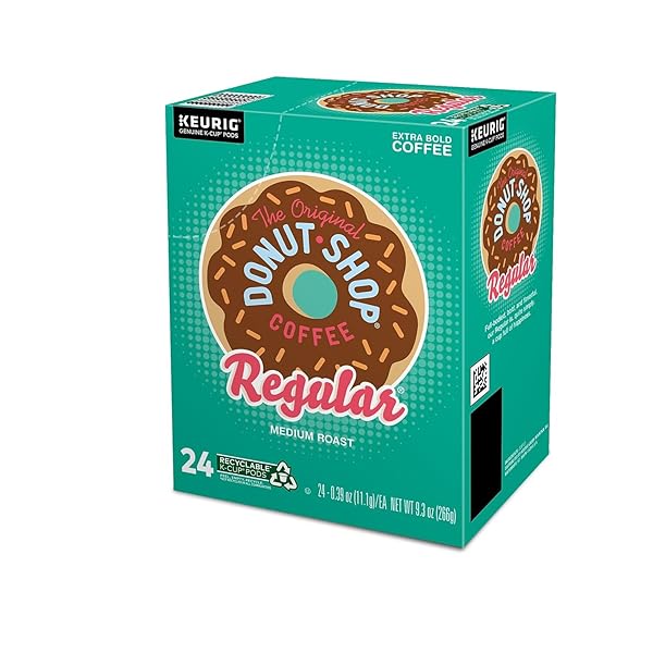 COFFEE PEOPLE DONUT SHOP COFFEE K-CUP, MEDIUM ROAST, 24 COUNT
