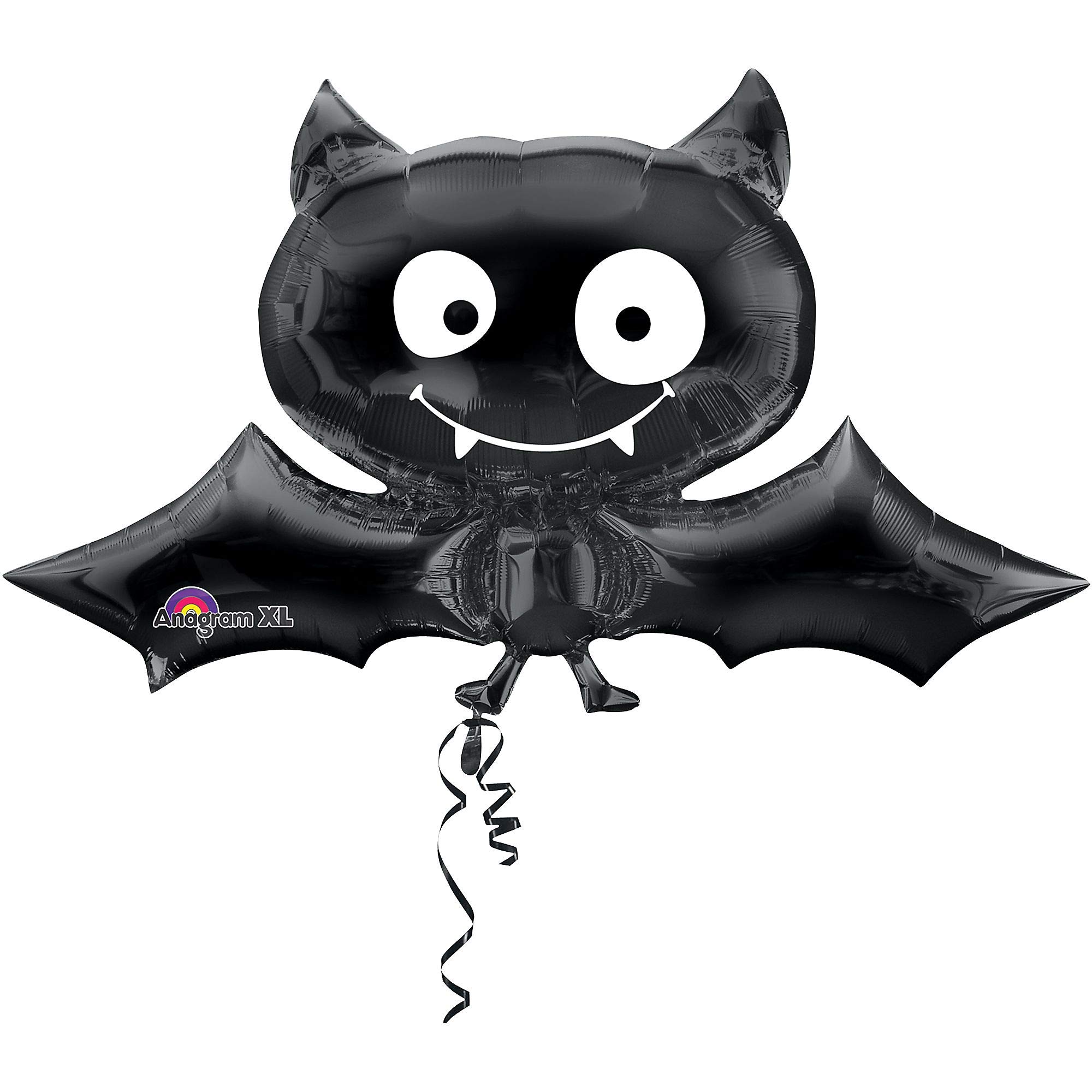 Amscan Anagram 2720901 - Halloween Party Black Bat Foil SuperShape Balloon - 41 Inch — image 1