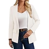GRACE KARIN Blazers for Women Business Casual, Work Dressy Suit Jacket, Long Sleeve Open Front Spring Cardigan Sweater