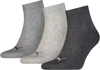 UNISEX QUARTER PLAIN 3P Cor: antrazi/l mel cinzento/m mel cinzento - Tamanho: 43/46