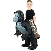 Bodysocks Gorilla Ride Inflatable Costume for Kids (Age 6+)