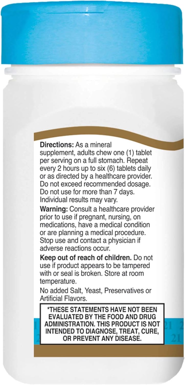 21st Century Zinc Chewable Withc & B6 - Cherry, 90 Count: Health & Personal Care