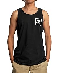 RVCA Men's Graphic Sleeveless Tank Top Shirt, Va