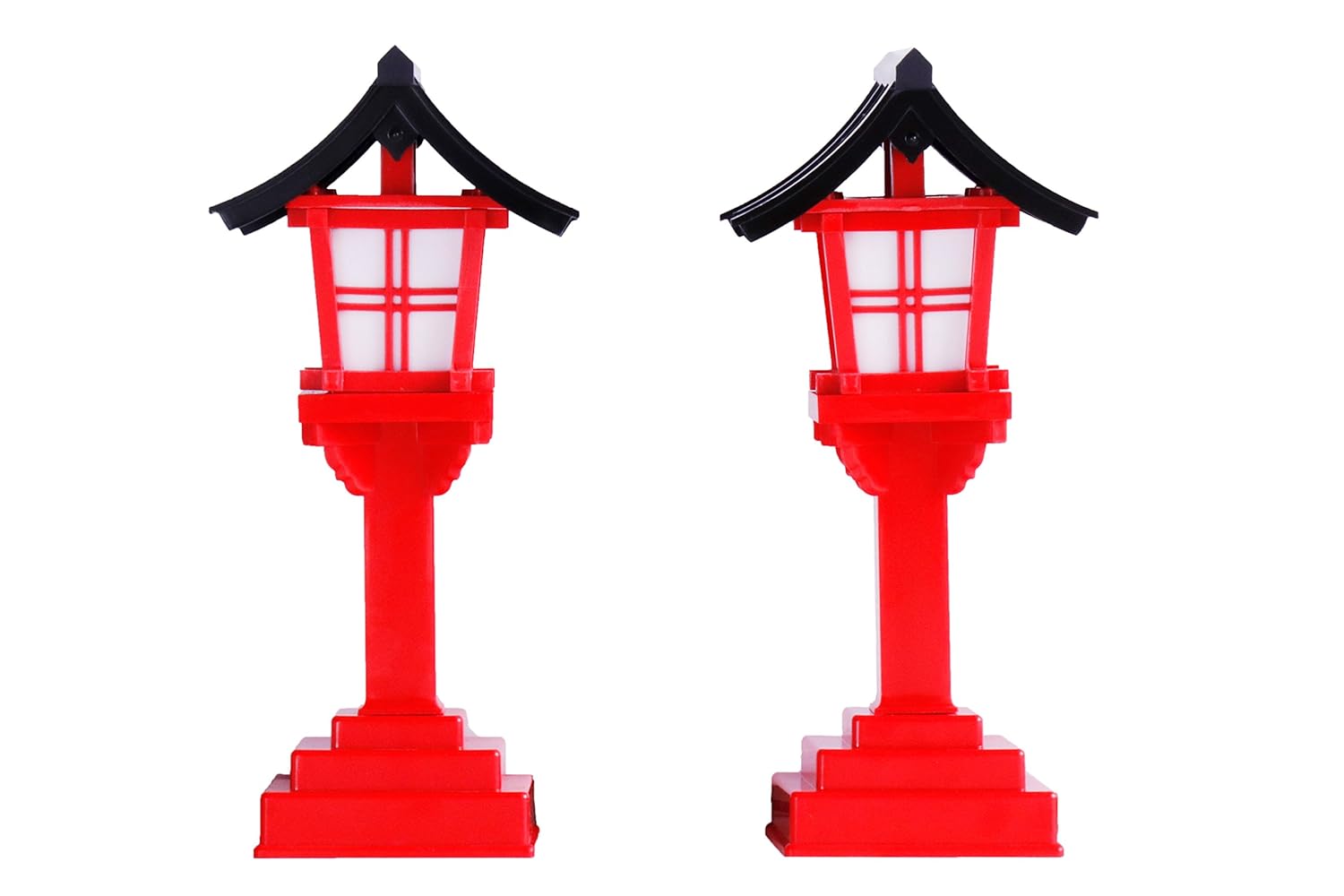 灯ろう 稲荷 神棚 国産 春日灯篭 神具 燈篭 B077m3qwzh黒屋根 朱塗り 朱塗 灯籠 祖霊舎 黒屋根 燈籠 メール便不可