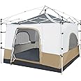 REDCAMP Canopy Camping Tent for Pop Up Canopy Tent, Inner Tent Converts Straight Leg 10'x10' or 10'x20' Canopy into Camping Tent, Fits 4-6 Person(Frame/Shelter NOT Included)