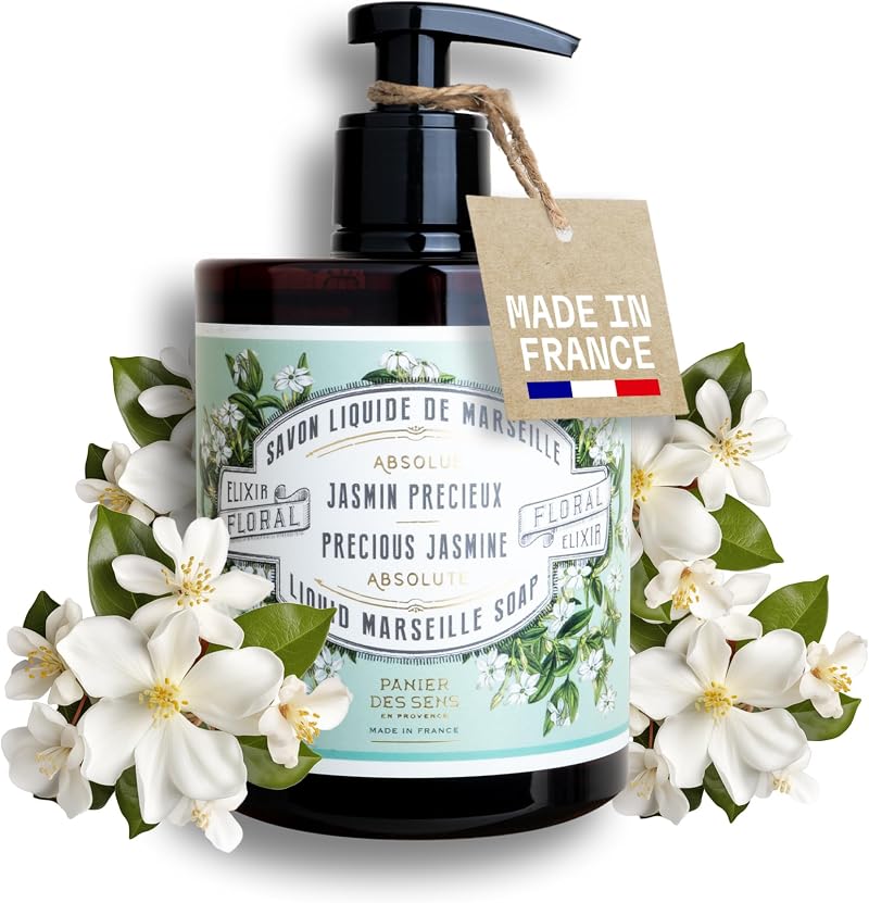 Panier des Sens Jasmine Liquid Hand Soap Olive Oil 500ml Savon de Marseille