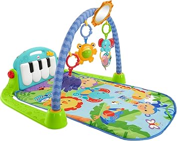 Fisher Price Tapis Musical D Eveil Et D Activite Piano Bleu Pour Bebe Avec Aire De Jeu Et 4 Modes Emballage Ferme Des La Naissance Hbb73 Amazon Fr Jeux Et Jouets