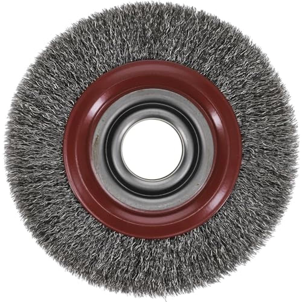 Osborn 9902566162 Wheel Brush Crimped of Steel Wire, 0 V, Silver