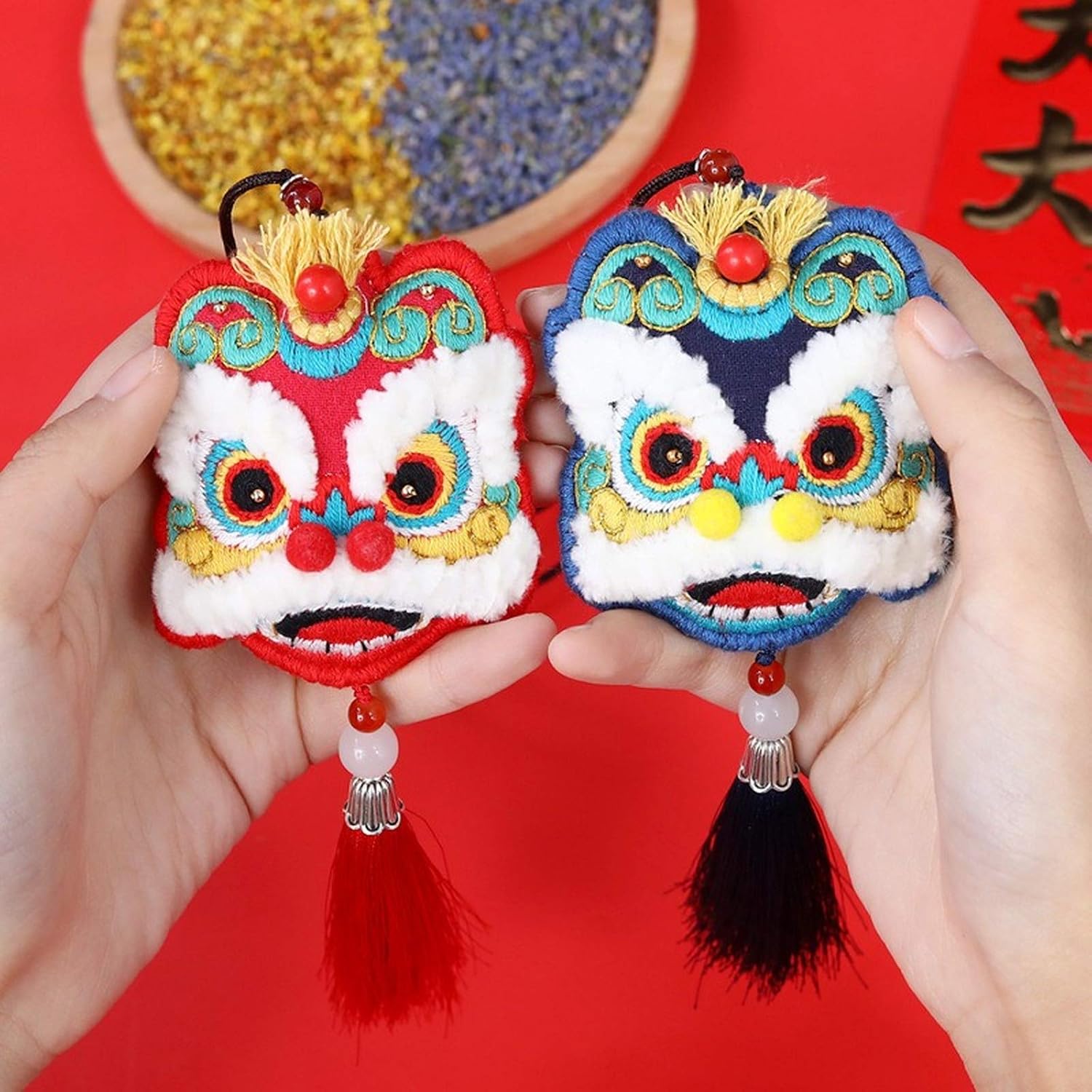 victoriaballet.com Handmade Dancing Lion Material Package Ping an 