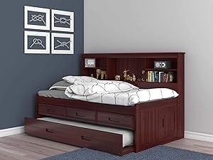 Discovery World Furniture 2822-82892EKT-2890 Daybed, Twin, Merlot