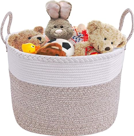 basket for toys in living room