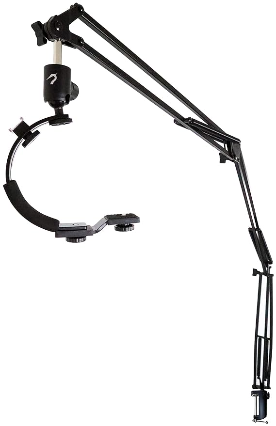 5ft Articulating Arm Camera Mount Flexible Desk Clamp Camera Mount