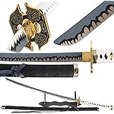 Bowen Yamato Sword,41inches Stainless Steel Katana Real Metal Hand Forged,Game 1:1 Cosplay Sword