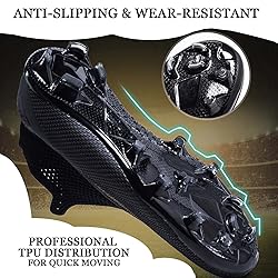 HESBITEUL Youth Soccer Shoes for Boys Girls Youth