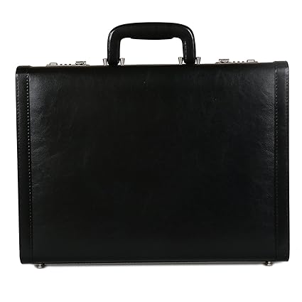 Zordan Leather Briefcase Bag Cum Office File Bag for Men Expandable Made in Faux Leather