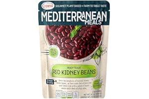 HEYDAY GOURMET Mediterranean, Ready to Eat Red Kidney Beans, Gluten Free, Plant Based, Vegan, No Preservatives, No Colorants, No Artificial Flavors, 14.1 Oz (Pack of 1)