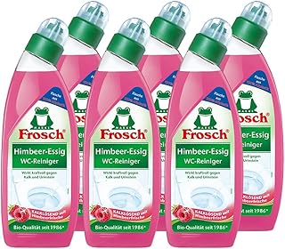 Frosch Himbeer-Essig WC-Reiniger 750 ml - Gegen Kalk und Urinstein (6er Pack)