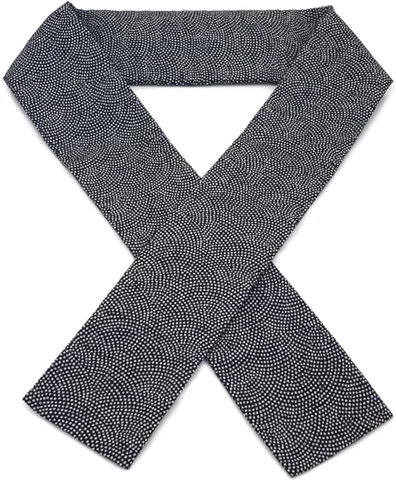 Amazon Co Jp クールストール 鮫小紋 保冷剤付き 首に巻くだけでひんやり ハンドメイド小物 服 ファッション小物