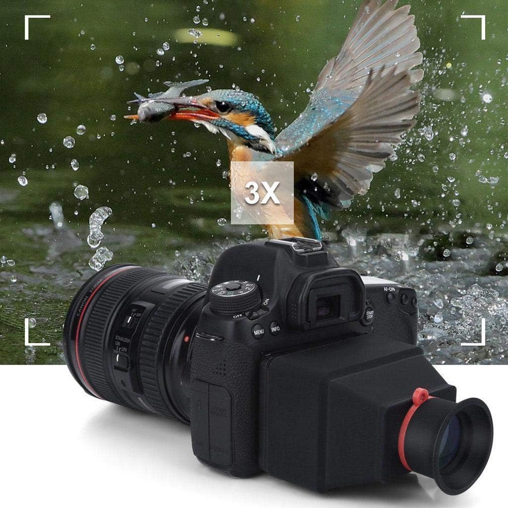 ZCTL 3x Loupe Magnifying Viewfinder for Universal 3.2" Screen DSLR Camera, Mirrorless Camera, Camcorder, Monitor - Image 3