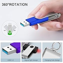 KOOTION 5 Pack 32GB USB 3.0 Flash Drives Swivel USB
