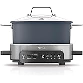 Ninja Foodi Everyday PossibleCooker Pro 6.5‑Qt Slow Cooker, Multi‑Cooker with Rice, Pasta, Oats & Sear/Sauté, Replaces 10 App