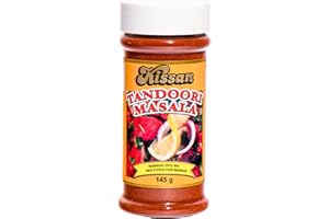 Kissan Tandoori Masala 145 g ~ Quick & Easy Authentic Indian Spice Blend for Vegetarian & Non-Vegetarian Cooking