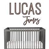 First and Middle Name Signs for Nursery Wooden Name