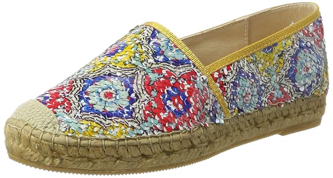 Macarena Damen Lentejuela Mosaico Espadrilles