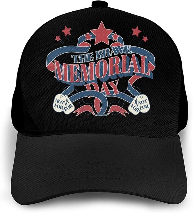 Memorial Day Men's Hats Summer Travel Beach Sun Hat Sports Baseball Cap