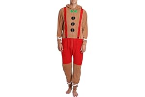SLEEPHERO Adult Onesie for Men Adult Christmas Onesies Novelty Holiday Onesie Christmas Pajamas