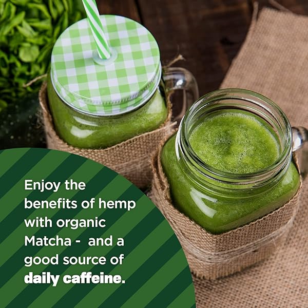 MANITOBA HARVEST ORGANIC HEMP & MATCHA POWDER, 5.5 OZ, ENERGY, 6G OF PROTEIN, 2G OF FIBER PER SERVING, MATCHA PROTEIN POWDER, VEGAN, NON-GMO PROJECT VERIFIED, 56G OF CAFFEINE, PACKAGING MAY VARY